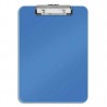 LEITZ Porte-blocs A4 Bleu, crochet de suspension, capacité 75 feuilles - Dim : L22,8 x H1,7 x P32 cm