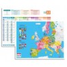 CBG Calendrier Uni-compact, recto grille 12 mois au verso carte union européenne - format : 43 x 55 cm