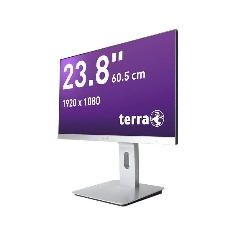 TERRA LCD/LED 2462W PV V2 Silver DP/HDMI GREENLINE PLUS