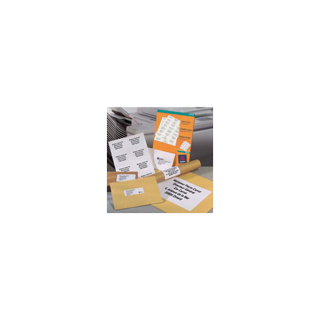 AVERY Boîte de 2700 étiquettes copieur coins carrés 70X31 Blanc DP027-100