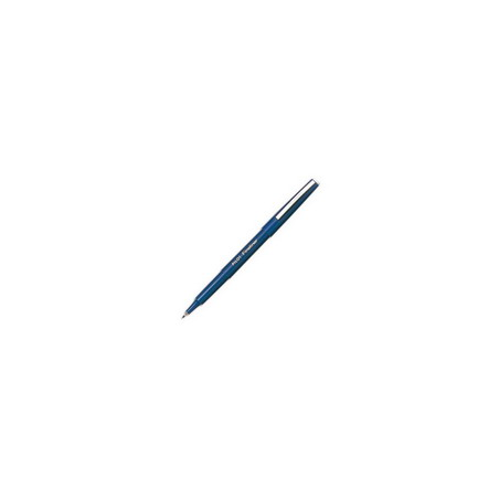 PILOT Stylo-feutre pointe fine baguée métal encre Bleue corps plastique couleur FINELINER