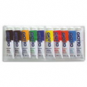 GIOTTO Boîte rigide packebordable de 10 tubes 10ml de gouache, coloris assortis