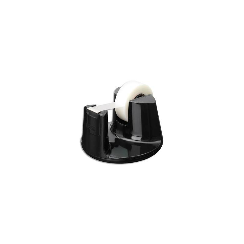 TESA Dévidoir Compact Noir avec un ruban d'adhésif invisible 19mm x 33m
