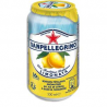 SAN PELLEGRINO Canette 33 cl de jus pétillant minérale aromatisé Limonata Citron à base de concentré