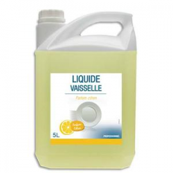 Bidon de 5 Litres Liquide vaisselle concentré, Ph neutre, parfum citron