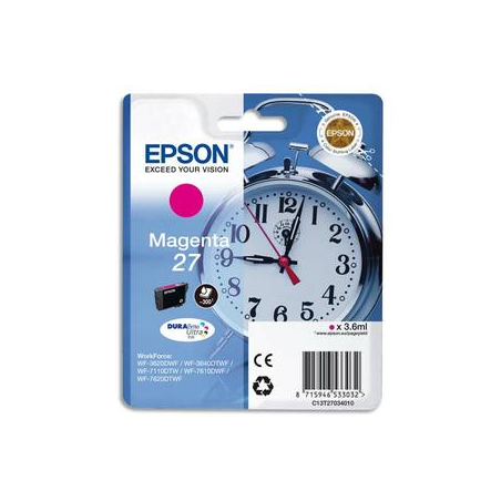 EPSON Cartouche Jet d'encre Magenta C13T27034010