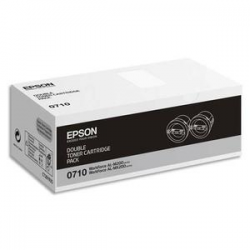 EPSON Pack 2 cartouches toner Noirs C13S050710