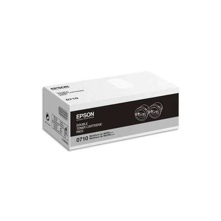 EPSON Pack 2 cartouches toner Noirs C13S050710
