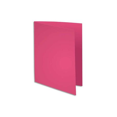 EXACOMPTA Paquet de 100 chemises ROCK'S en carte 210 grammes coloris Rose