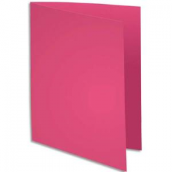 EXACOMPTA Paquet de 100 sous-chemises ROCK'S en carte 80 grammes coloris Rose