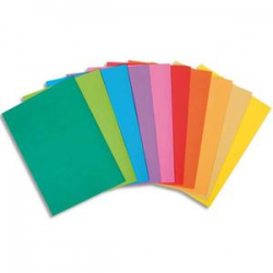 EXACOMPTA Paquet de 30 sous-chemises ROCK'S en carte 80 grammes coloris assortis