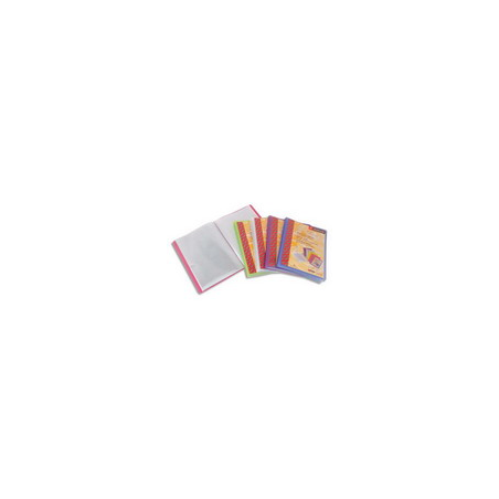 VIQUEL Protège document personnalisable 80 vues, 40 pochettes PROPYSOFT coloris assortis