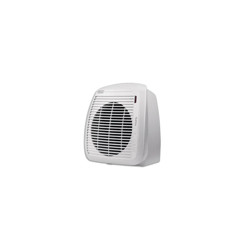 DELONGHI Radiateur soufflant 2000W, thermostat ajustable - Dimensions : L23,8 x H25,4 x P17,7 cm Blanc