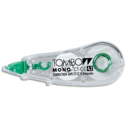 TOMBOW Mini roller de correction Micro tombow compact, 4,2mmx6m, coloris translucide