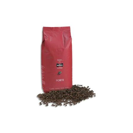 MIKO CAFE Paquet d'1 Kg de Café Expresso en grains Forte 70% d'Arabica et 30% de Robusta