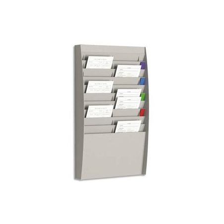 PAPERFLOW Trieur verticale à 20 cases A4, coloris Gris. Dim. L54,4 x H86,5 x P10,6 cm