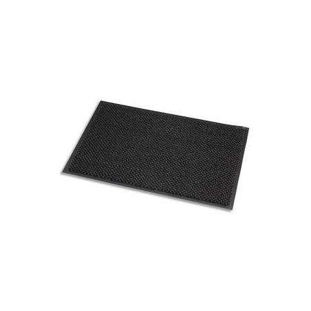 PAPERFLOW Tapis d'accueil en microfibre et PP. Coloris Gris. Dim. 60 x 90 cm, épaisseur 8 mm