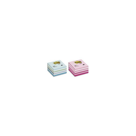 POST-IT Cubes POST-IT® Light Relax (pastel bleu) 450 feuilles 76 x 76 mm