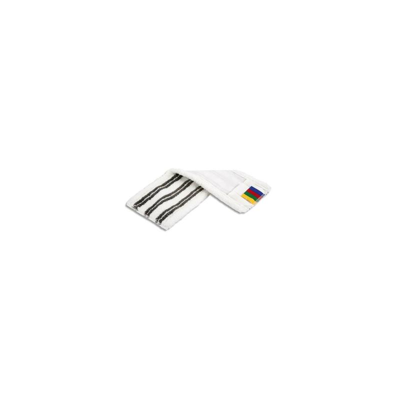 VILEDA Frange MicroLite poche et languette en microfibre polyester - Dim. L42 x H2 x P10 cm Blanc Noir