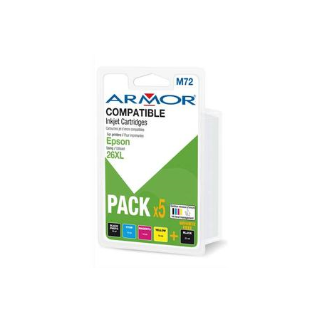 ARMOR Cartouche compatibilité EPSON PACK5C 26XL B10368R1