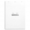 RHODIA Bloc de direction 160 pages n°18 21x29,7cm 5x5. Couverture Blanche