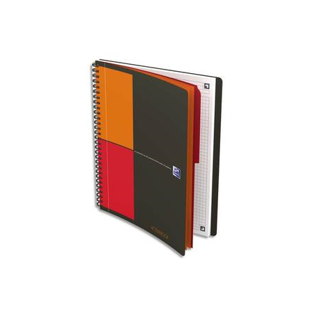 OXFORD Cahier ACTIVEBOOK I-CONNECT spirale 160 pages 5x5 18,5x25cm (format tablette). Couverture PP