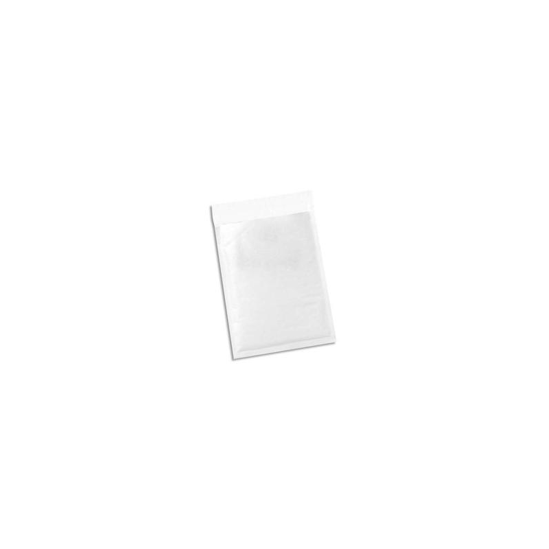 Paquet de 100 pochettes en kraft Blanches intérieure bulles d'air format 22 x 26 cm
