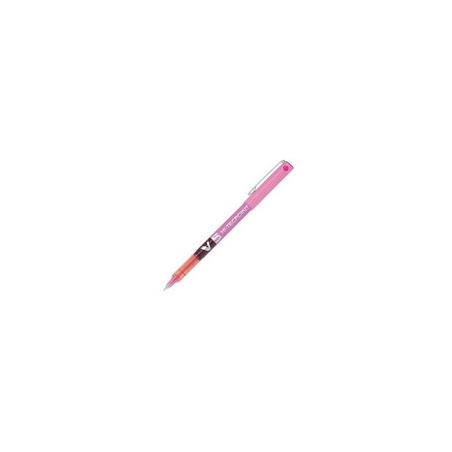 PILOT Stylo Roller pointe tubulaire 0,5 mm encre liquide Rose HI-TECPOINT BX-V5