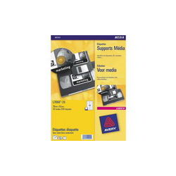 AVERY Boîte de 2000 Mini étiquettes Blanches 35.6x16.9 mm (Boîte de 25) L7632-25