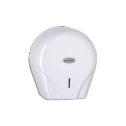 ROSSIGNOL Distributeur Oleane pour papier toilette 400 m avec clef Blanc pour maxi et mini jumbo