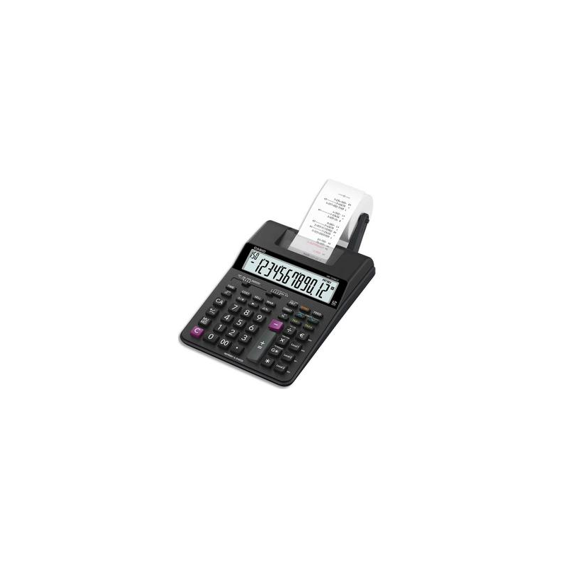 CASIO Calculatrice imprimante portable bureau 12 chiffres HR-150 RCE Noire