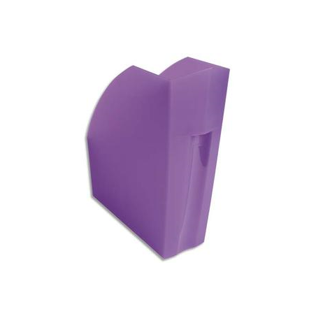 EXACOMPTA Porte-revues Iderama. Coloris Violet transparent. Dim. L29,2 x H32 x P11 cm