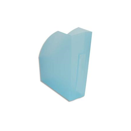 EXACOMPTA Porte-revues Iderama. Coloris Turquoise transparent. Dim. L29,2 x H32 x P11 cm