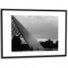 PAPERFLOW Cadre photo contour aluminium coloris Noir, plaque en plexiglas. Format 30 x 42 cm