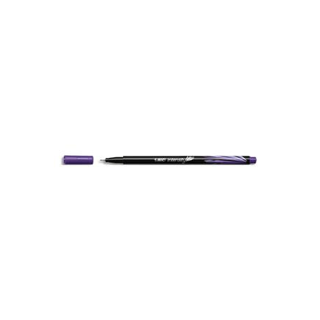 BIC Stylo feutre Intensity Violet. Baguée métal. Pointe ultra fine 0,4mm.