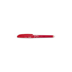 PILOT Roller FRIXION POINT, pointe hitec fine, s'efface à la gomme en bout de stylo,coloris rouge