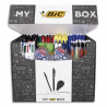 BIC Box contenant 124 instruments d'écriture : surligneurs, bille, correction, feutres EAS, marqueurs