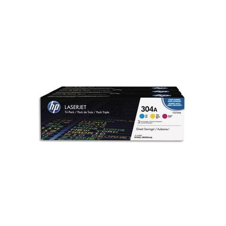HP Tri pack couleur Laser 304A CF372AM