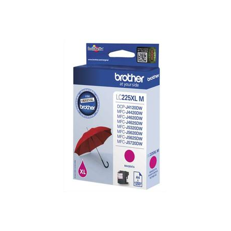 BROTHER Cartouche Jet d'encre Magenta XL LC225XLM