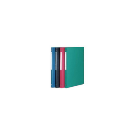 ELBA Classeur 4 anneaux MEMPHIS en polypropylène, dos de 2cm, format A4, coloris assortis tradition