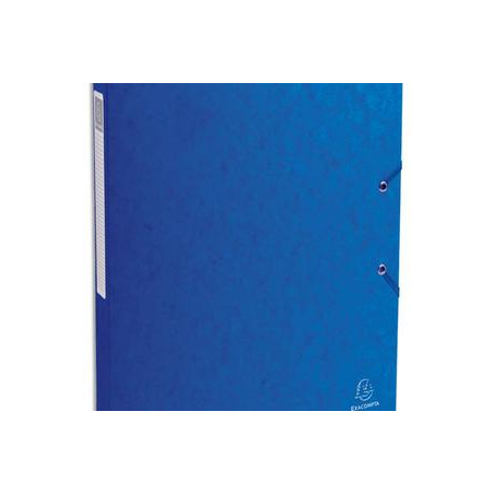 EXACOMPTA Boîte de classement EXABOX en carte lustrée 7/10e. Dos de 2,5 cm. Coloris Bleu