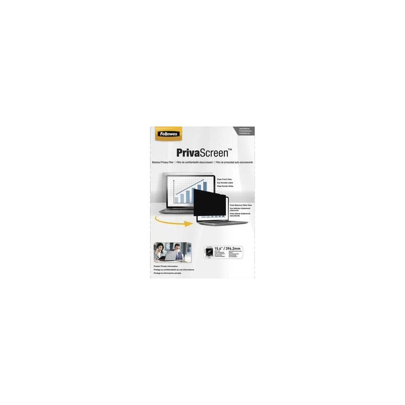 FELLOWES Filtre de confidentialité PrivaScreen 15,6'' (16/9) pour moniteurs et ordi portables 4802001