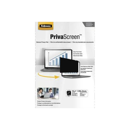 FELLOWES Filtre de confidentialité PrivaScreen 15,6'' (16/9) pour moniteurs et ordi portables 4802001