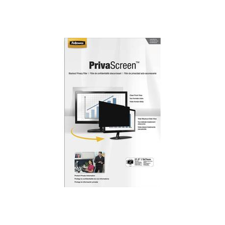 FELLOWES Filtre de confidentialité PrivaScreen 21,5'' (16/9) pour moniteurs et ordi portables 4807001