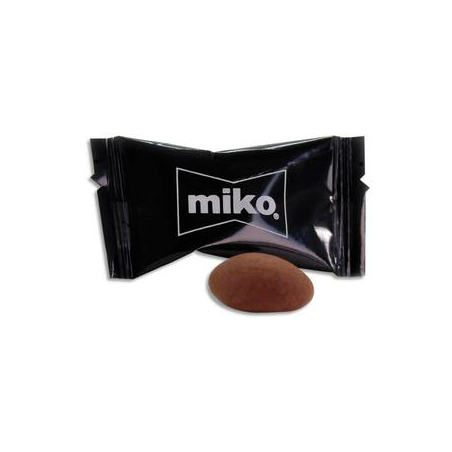 MIKO Boîte de 200 Amandines grillées, enrobées de chocolat au lait, emballées individuellement, 716g