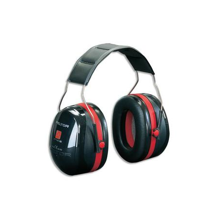 PELTOR Casque antibruit Optime III serre-tête réglable coloris Noir H54001