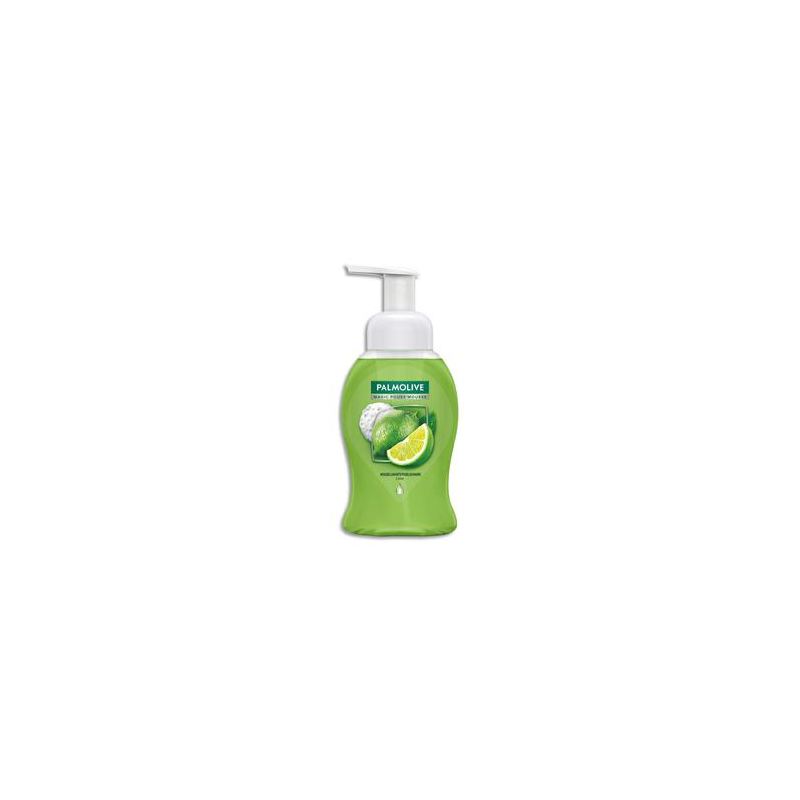 PALMOLIVE Flacon pompe 250 ml mousse lavante Pouss'Mousse volumineuse et compacte parfum Citron Vert