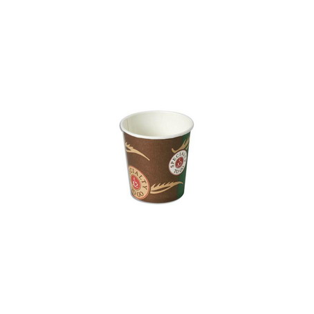 HUHTAMAKI Sachet de 80 gobelets 10 cl café en carton épais - Hauteur 6,4 cm Diamètre 6,25 cm