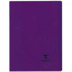 CLAIREFONTAINE Cahier KOVERBOOK piqûre 96 pages Seyès 24x32. Couverture polypro