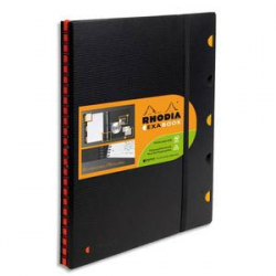 RHODIA Recharge pour cahiers EXABOOK spiralé 160 pages 5x5 16x21cm